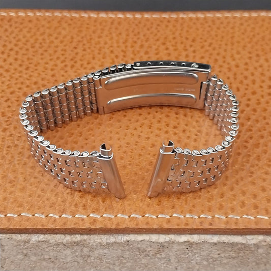 16mm 17mm 18mm 19mm 20mm Stainless Steel Classic Unused nos Vintage Watch Band