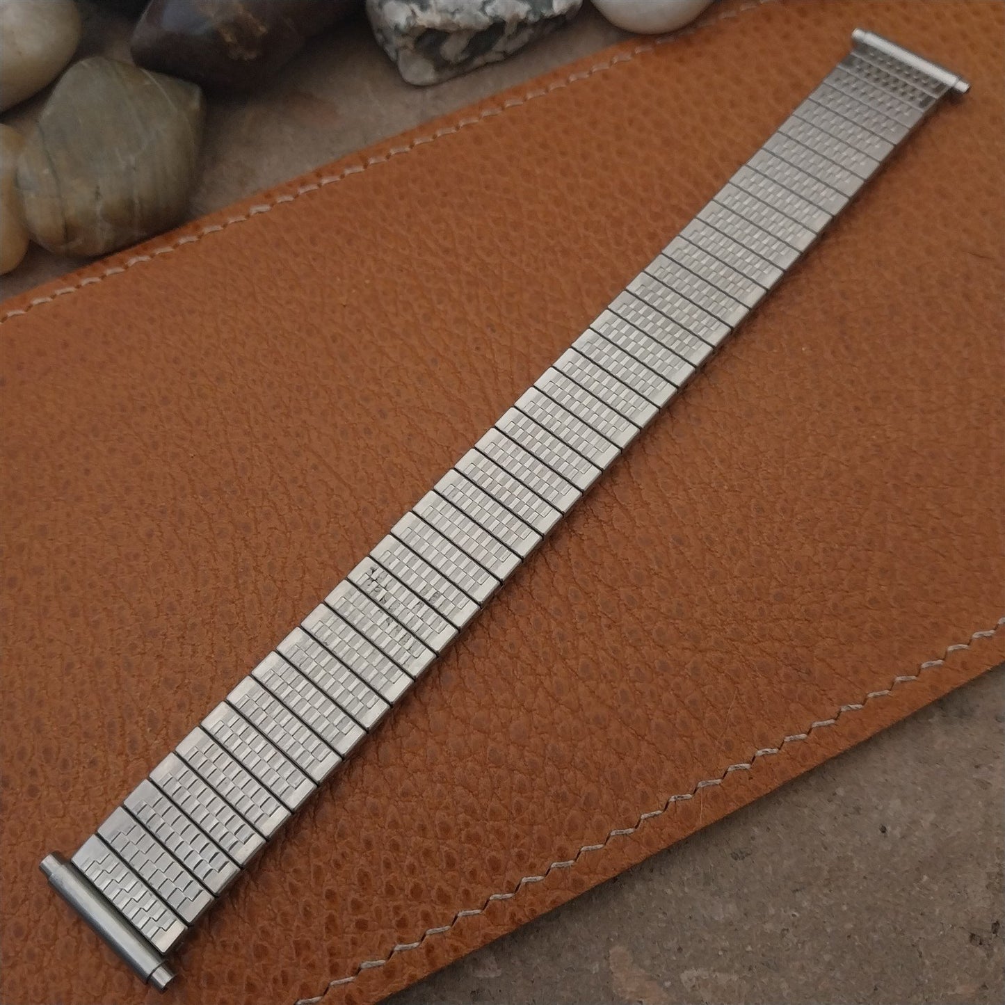 JB Champion Japan Stainless Steel 17mm 18mm 19mm Long 1970s Vintage Watch Band