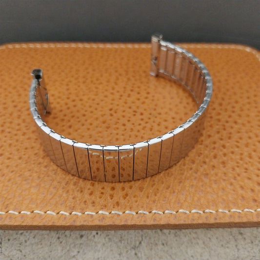 19mm 18mm UniFlex Stainless Steel Slim Expansion 1960s Unused Vintage Watch Band