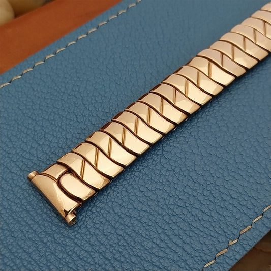 Rose Gold-Filled Everfine New Royalist Expansion 1940s Unused Vintage Watch Band