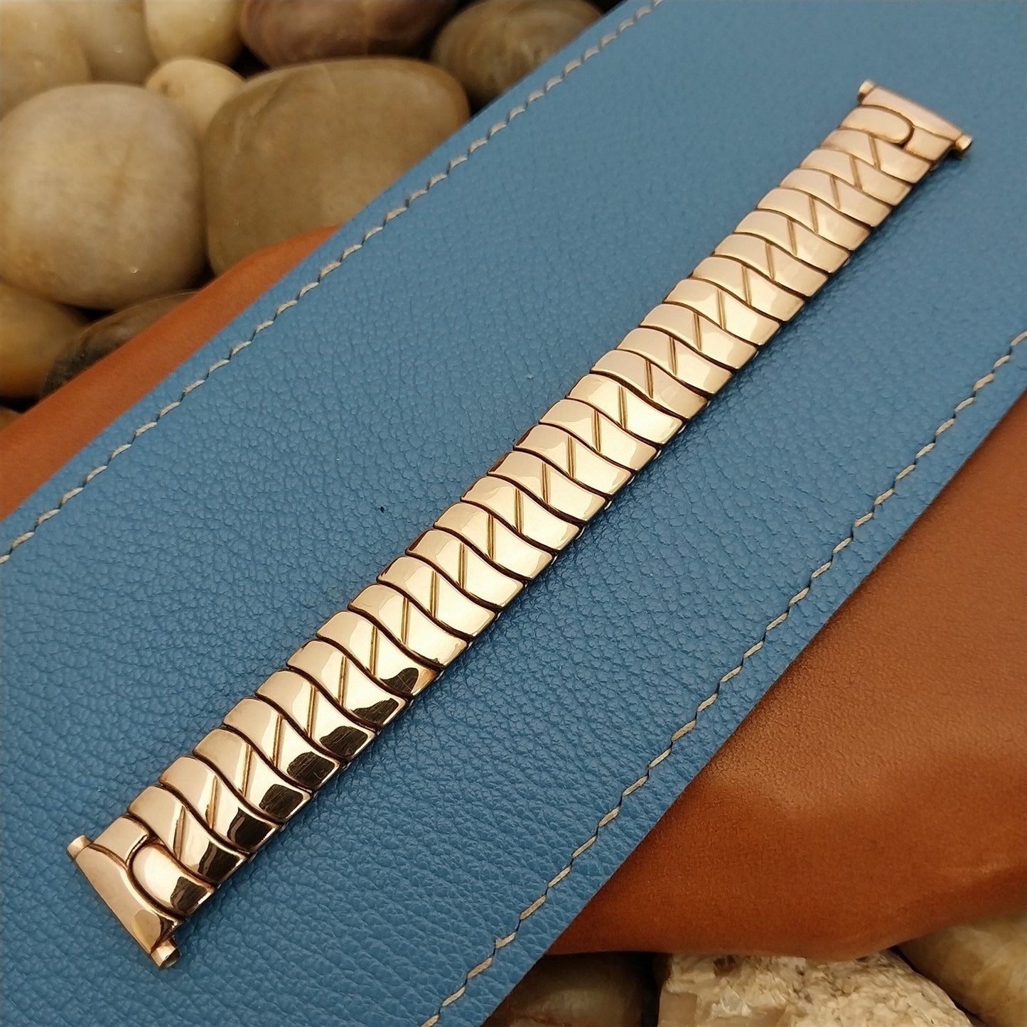 Rose Gold-Filled Everfine New Royalist Expansion 1940s Unused Vintage Watch Band