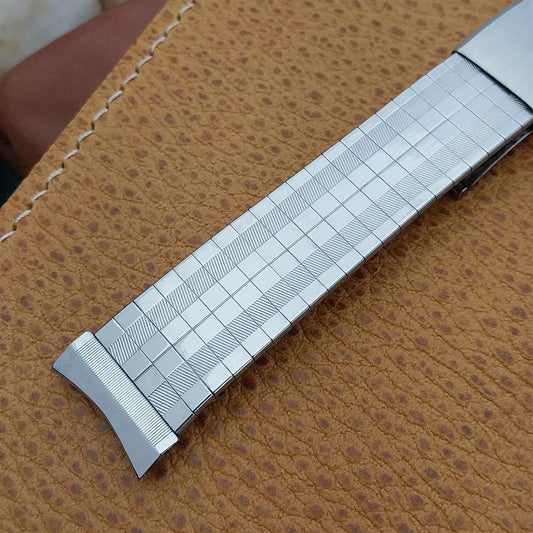 19mm 18mm Milus Stainless Steel nos Unused Classic 1970s Vintage Watch Band