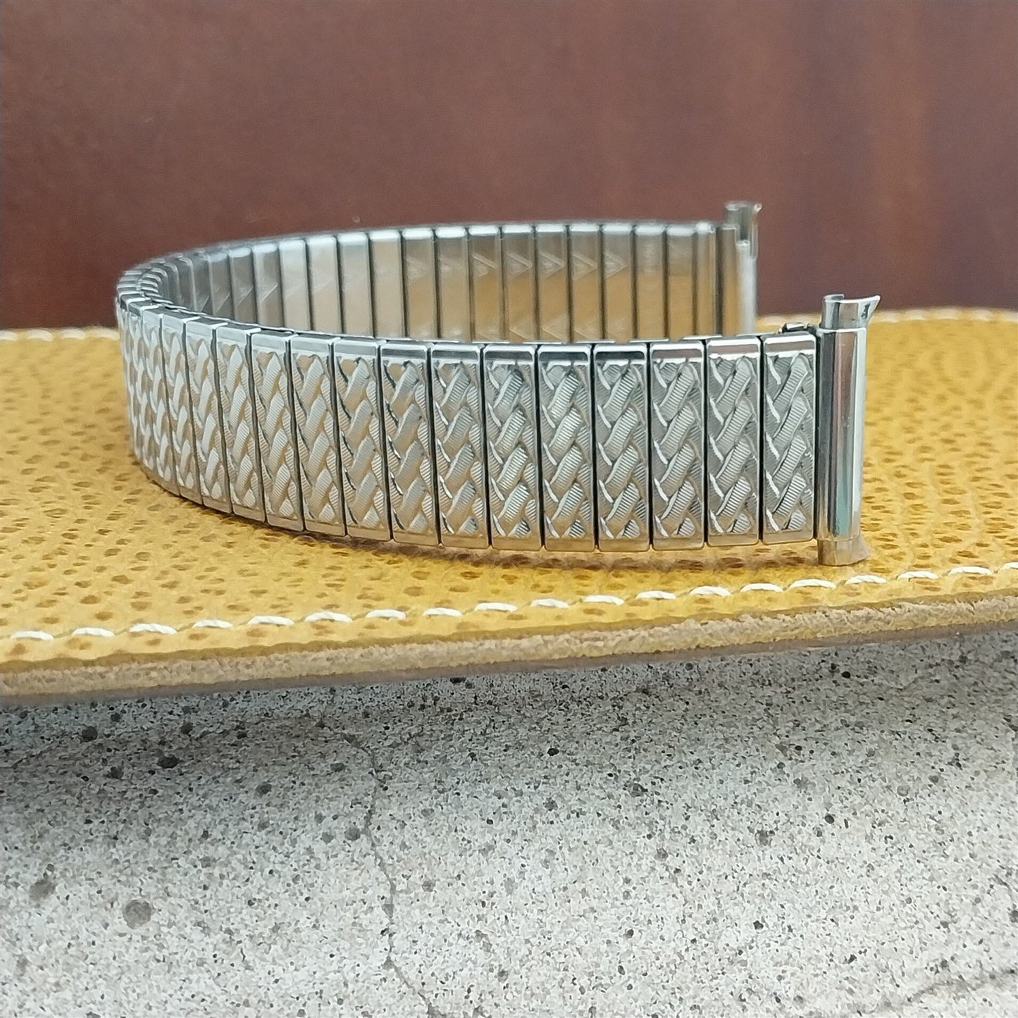 JB Champion Japan Stainless Steel 17mm 18mm 19mm Long 1970s Vintage Watch Band