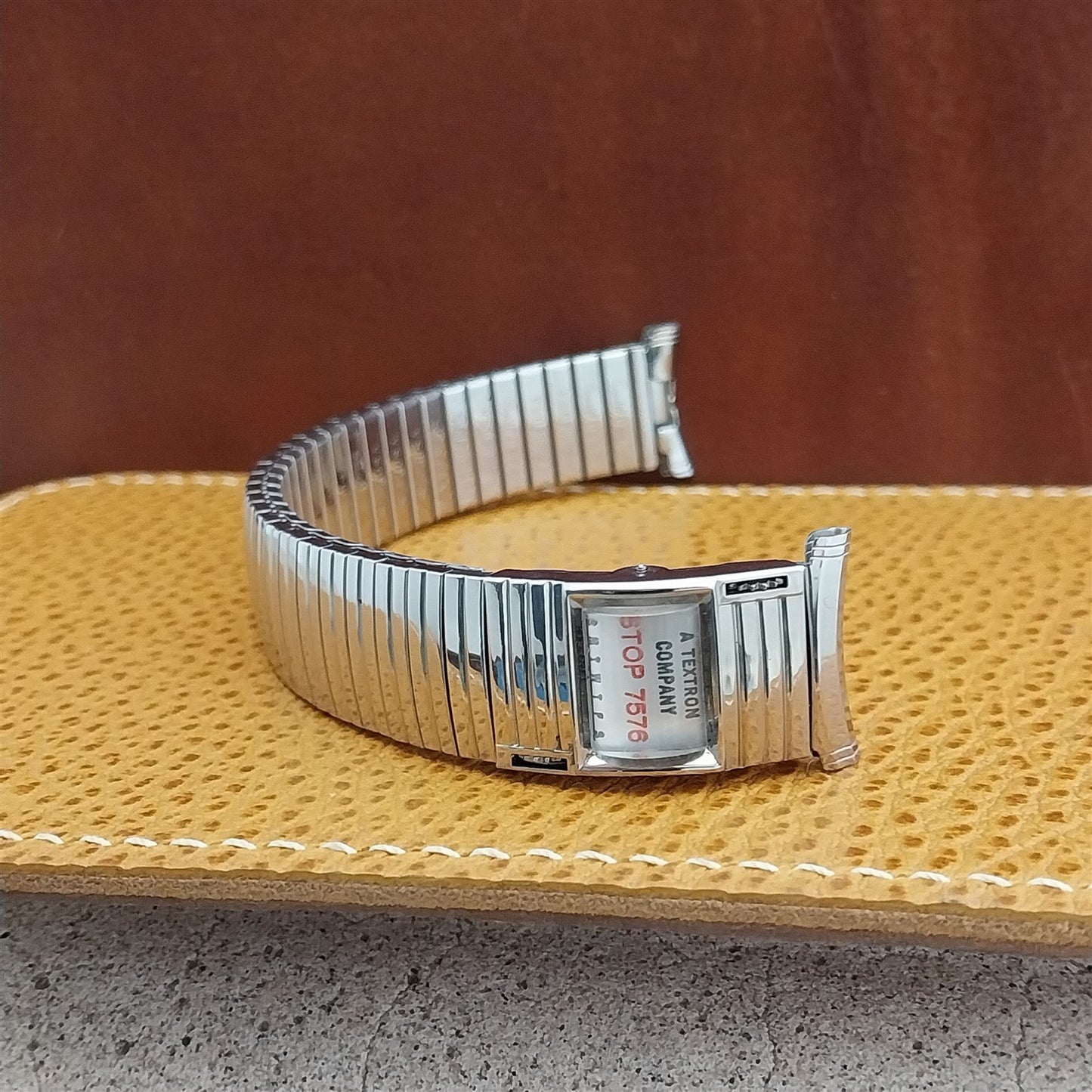 Speidel Linesman Long 1975/1976 Calendar Stainless Steel Vintage Watch Band