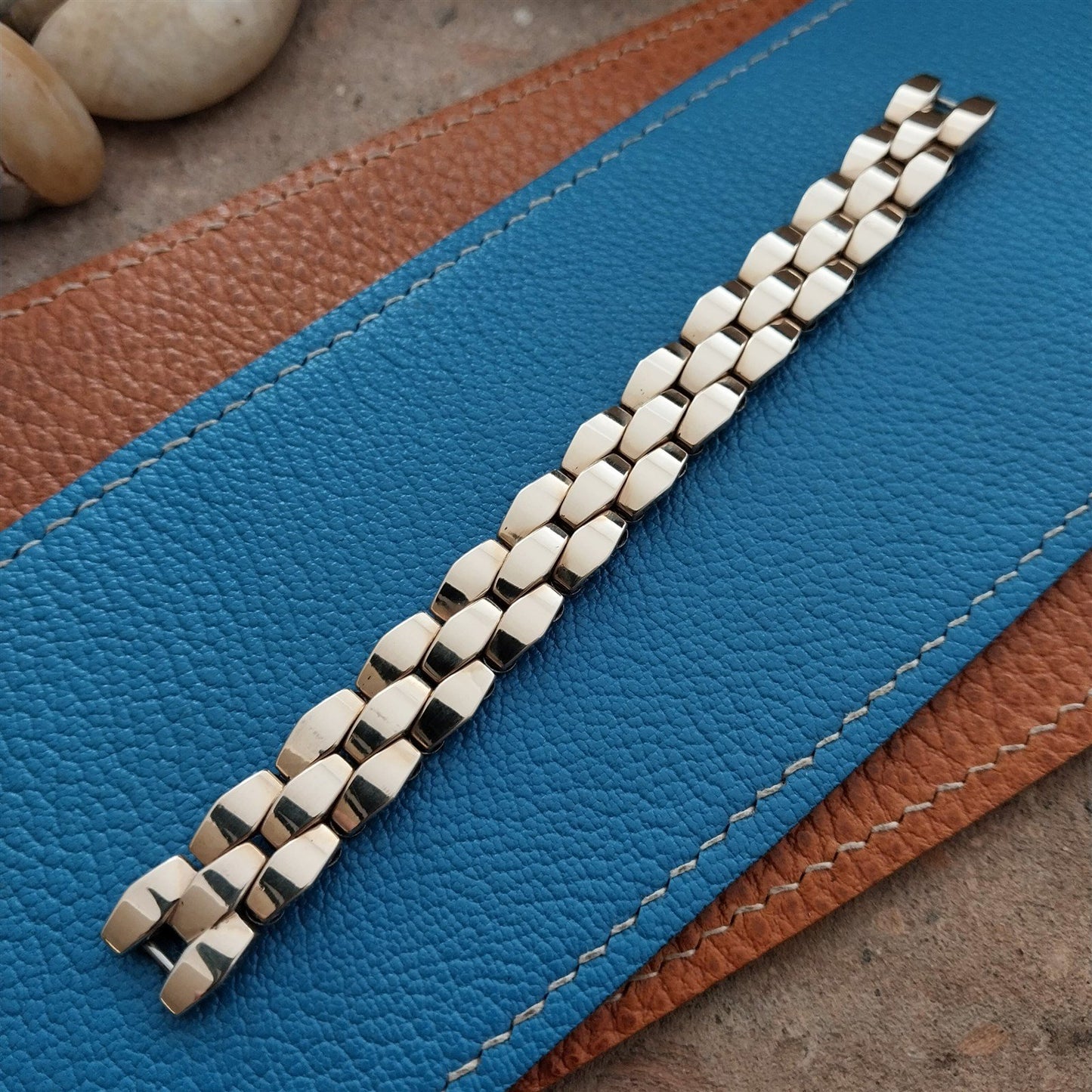 1950s Vintage Ladies Apex Quadra-Flex Gold-Filled Classic Cocktail Watch Band