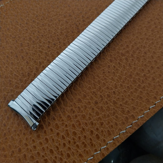 19mm 18mm Stainless Steel Speidel Linesman nos Unused 1970s Vintage Watch Band