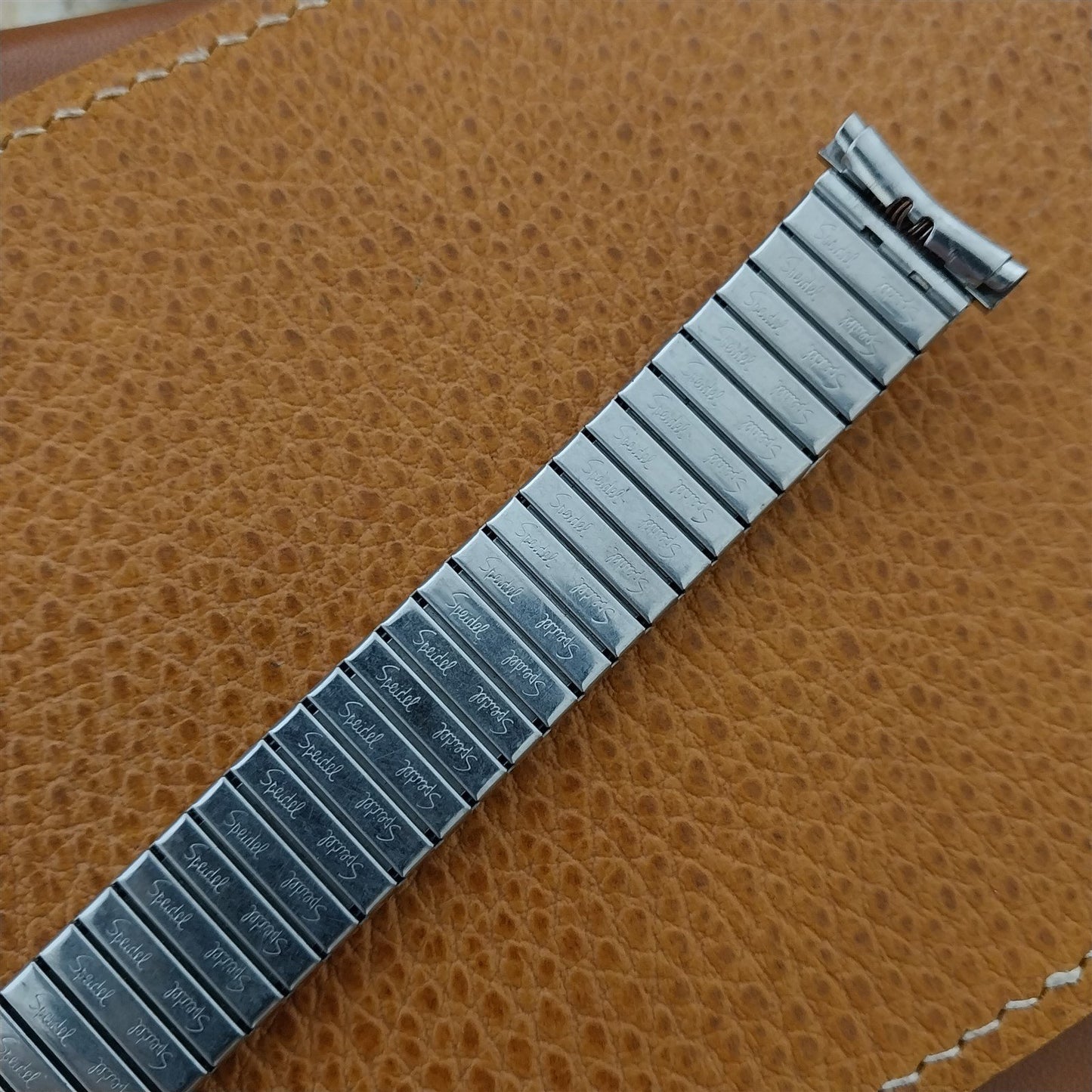 19mm 18mm Stainless Steel Speidel Linesman nos Unused 1970s Vintage Watch Band