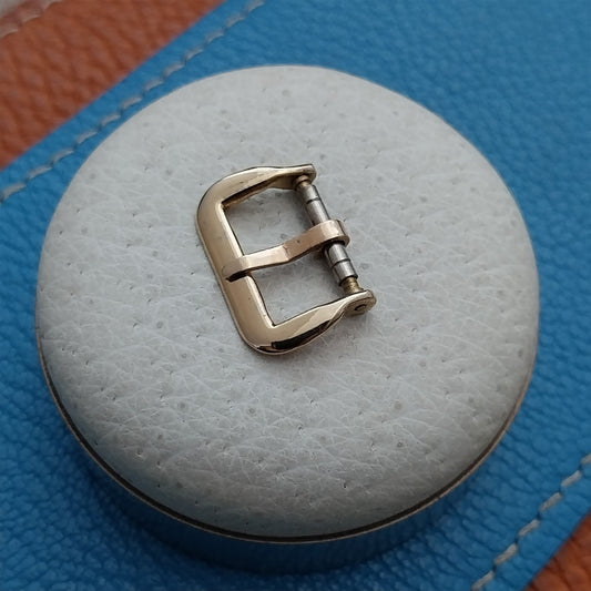 13mm Gold-Tone Classic 1940s-1950s Unused Vintage Watch Strap Buckle