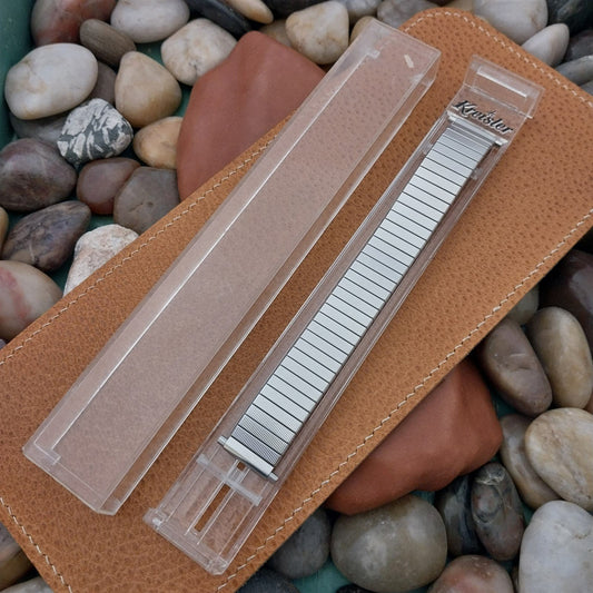 Stainless Dura-Flex Stretch Expansion 16mm-20mm nos Kreisler Vintage Watch Band