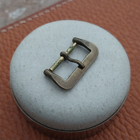 16mm Patina 1960s Vintage Dive Watch Strap Unused Tropical Brass Buckle