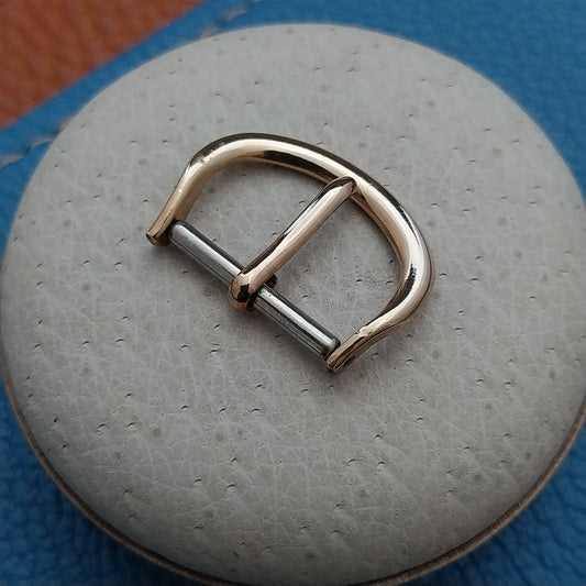 5/8" 1/20 12kt Gold-Filled Old-Stock 1950s Vintage Watch Strap Buckle