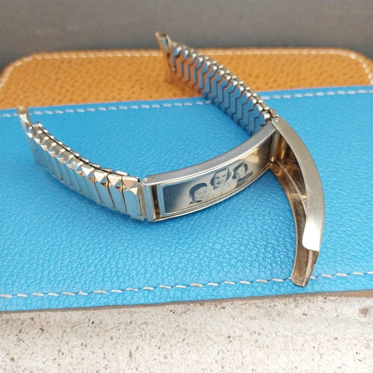 1953 10k Yellow Gold Filled Photo Keepsake Speidel nos Vintage Watch Band