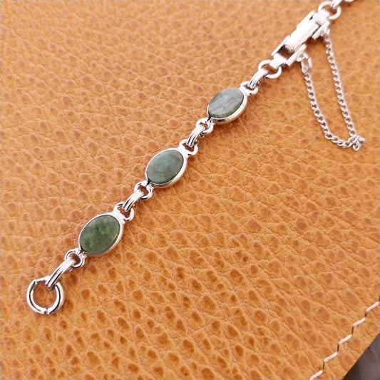 10K White Gold-Filled Jade Kreisler Womens Unused 50s-1960s Vintage Watch Band