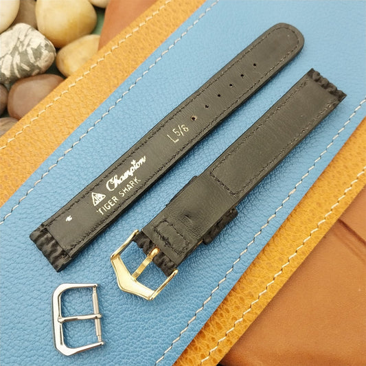 5/8" Tiger Shark JB Champion Long Exceptional Grain Unused Vintage Watch Band