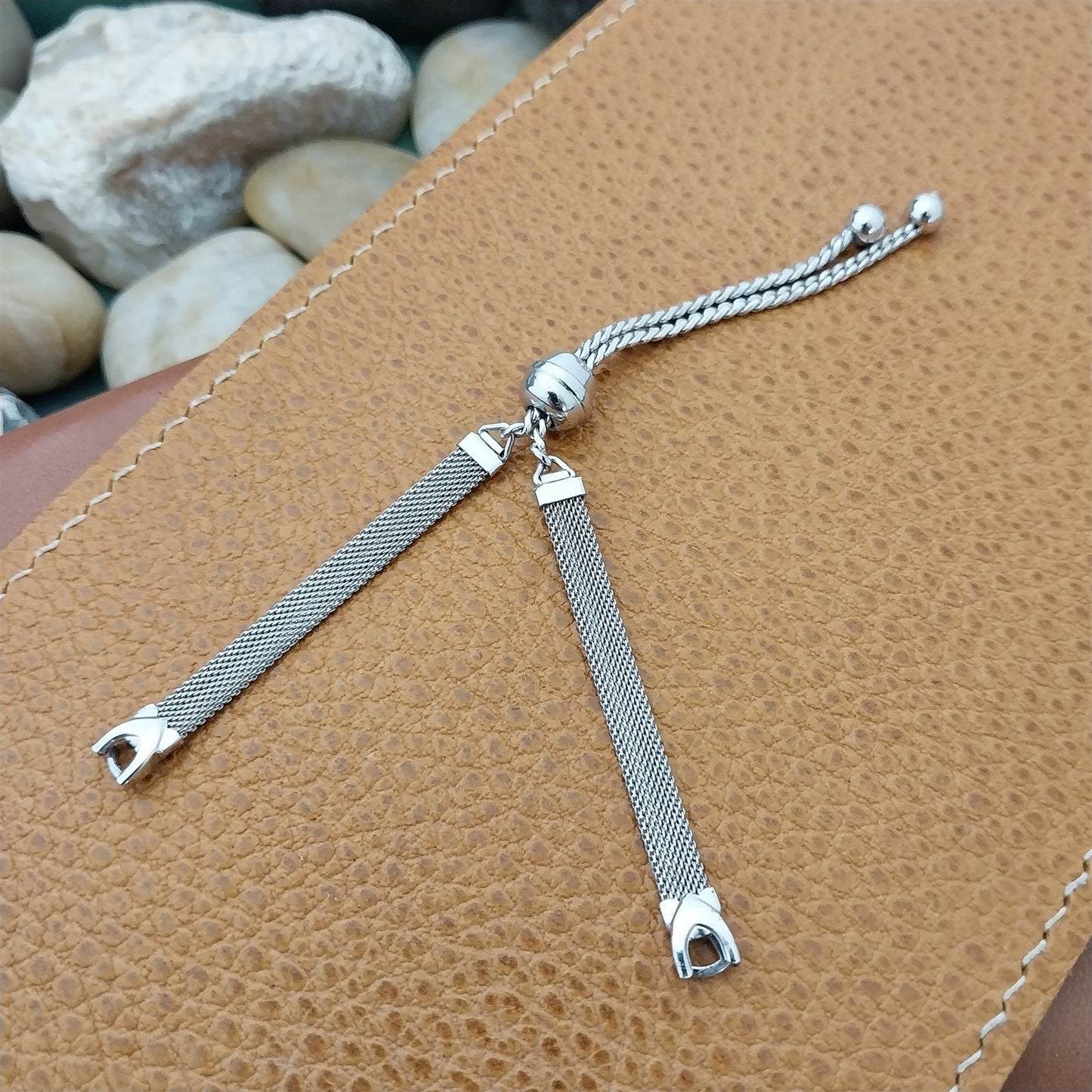 Vintage Ladies White Gold Filled JB Champion Four Seasons Cocktail Watch Band