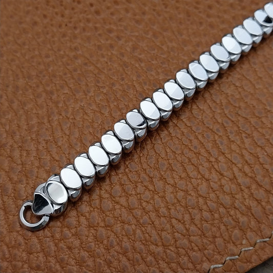 Vintage White Gold-Filled Ladies JB Champion Unused 1950s Cocktail Watch Band