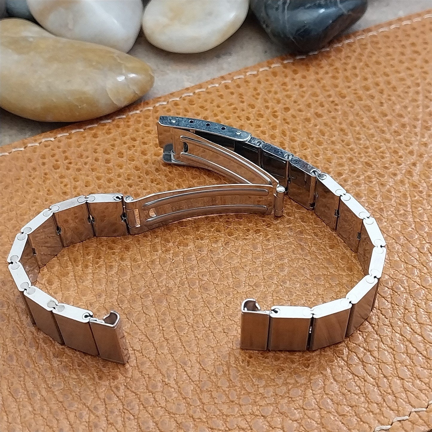 13mm Ladies Kreisler Stelux Stainless Steel Unused nos 1970s Vintage Watch Band