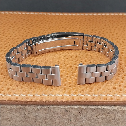 1/2" Ladies Kreisler Stelux Stainless Steel Unused nos 1970s Vintage Watch Band