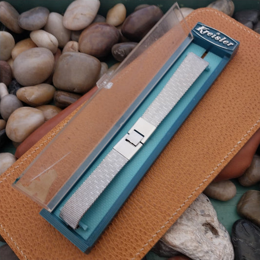 Kreisler USA Stainless Steel Mesh nos 17.2mm 11/16" Vintage Watch Band