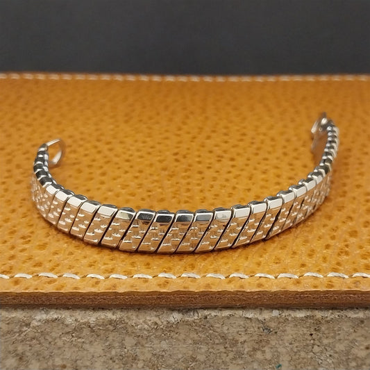 Ladies 1940s 12k White Gold-Fill Marvel Miss 44 C-Ring Unused Vintage Watch Band