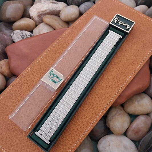 18mm 19mm Speidel Kingsway nos Stainless Steel unused 1970s Vintage Watch Band