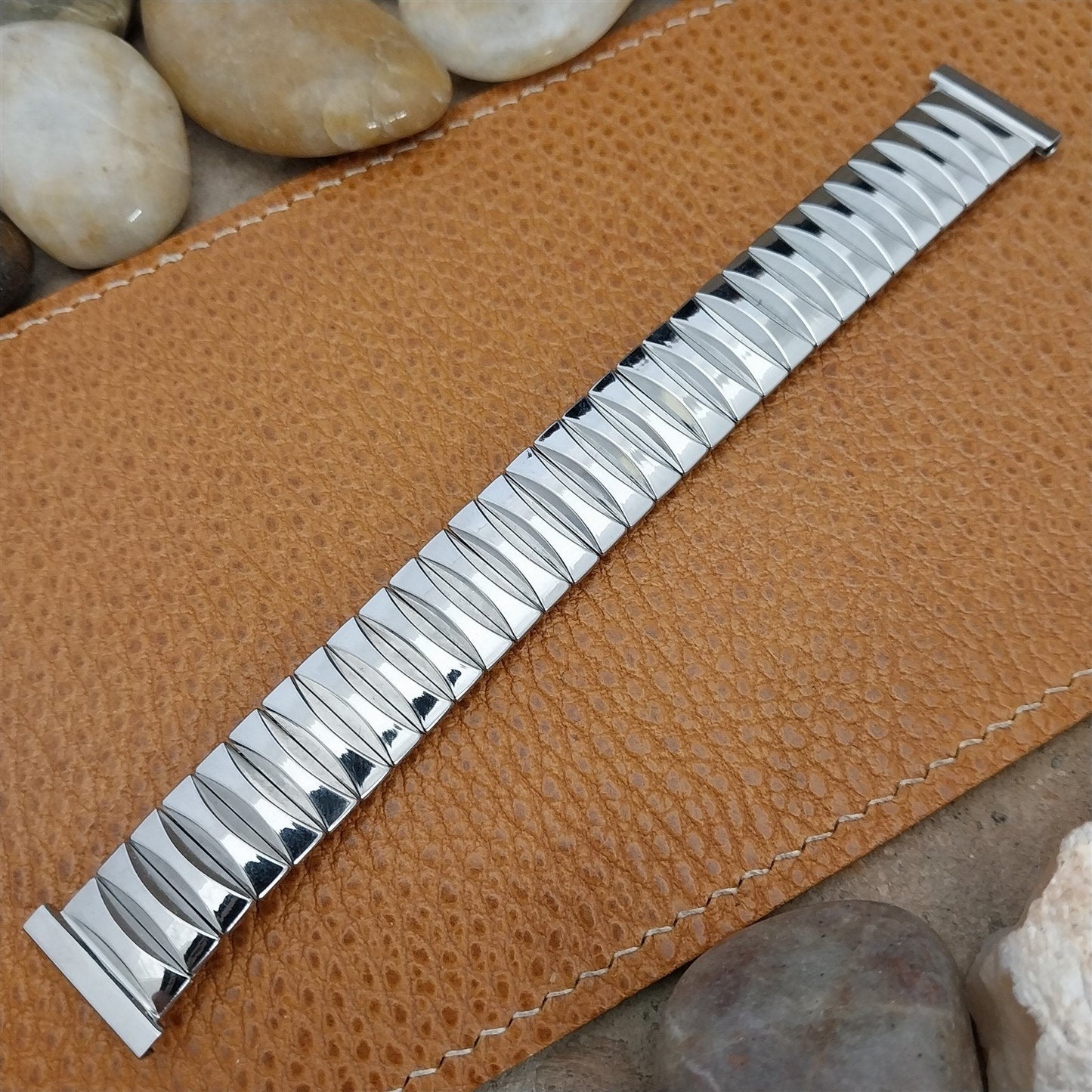 Flex-Let Rex Stainless Steel Expansion nos 1960s Unused Vintage Watch Band