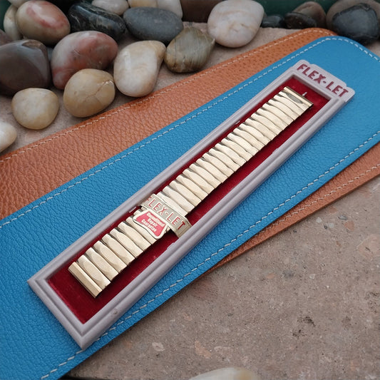 17.2mm Gold-Filled Expansion Flex-Let Director 1957 Unused Vintage Watch Band