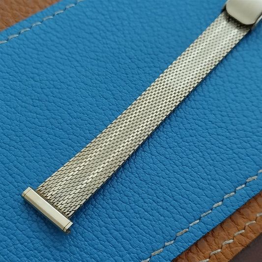 14mm 13mm 12mm Gold rgp Mesh Ladies nos Unused 1960s Vintage Cocktail Watch Band
