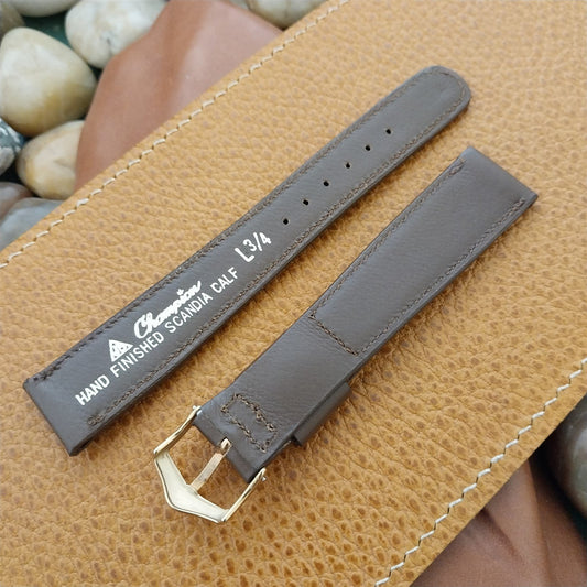 19mm JB Champion Padded Long Scandia Calf nos 1960s Unused Vintage Watch Strap