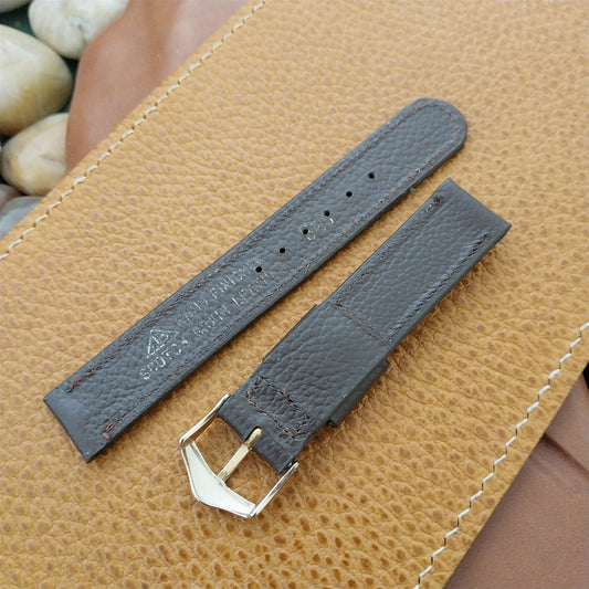 5/8" JB Champion USA Short Unpadded Scotch Grain nos 1960s Vintage Watch Band