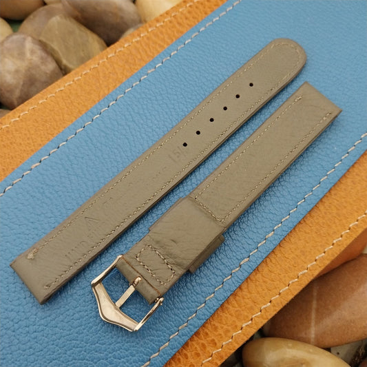5/8" JB Champion Long Gray Unpadded Scandia Calf Unused 1950s Vintage Watch Band