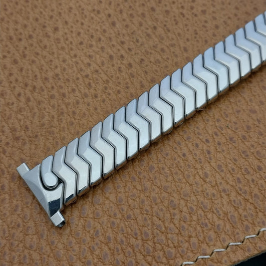 Short 12k White Gold-Filled JB Royal Champion Unused 40s-50s Vintage Watch Band