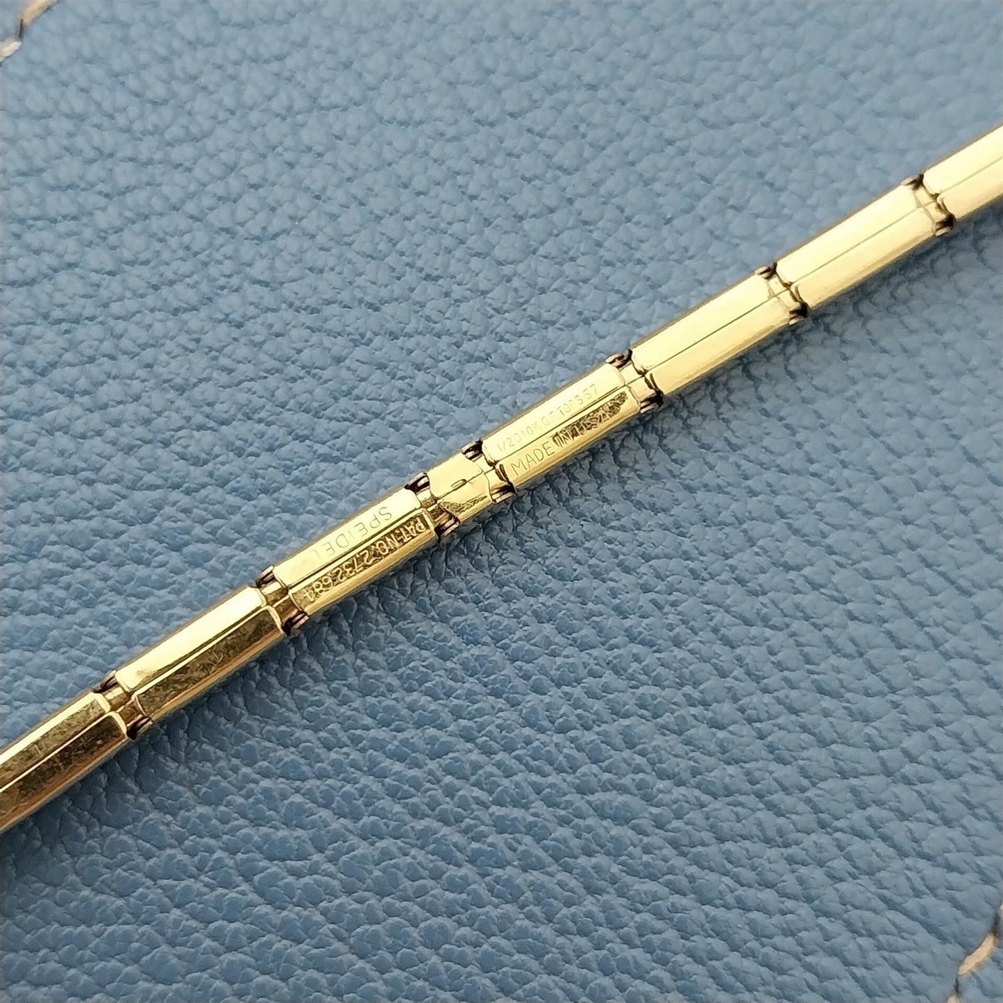Yellow Gold-Filled & Speidel MCM Unused 1950s Vintage Cocktail Watch Band