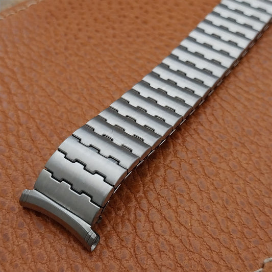 19mm 18mm 1970s Speidel Brushed Stainless Steel Long Unused Vintage Watch Band
