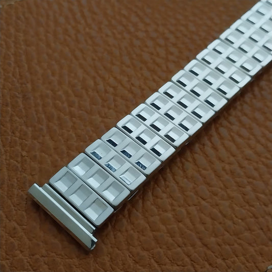 1958 White Gold Filled Speidel 19mm 18mm 16mm Watch Band