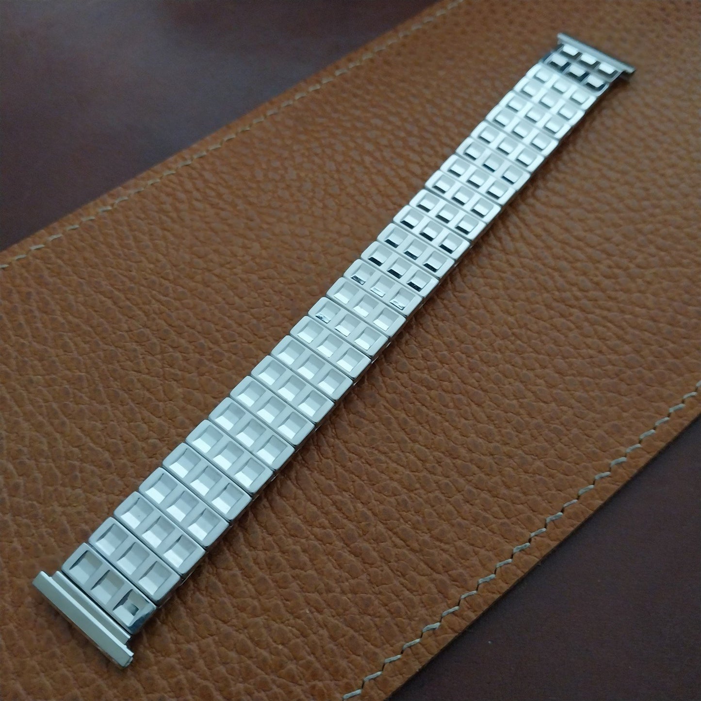 1958 White Gold Filled Speidel 19mm 18mm 16mm Watch Band