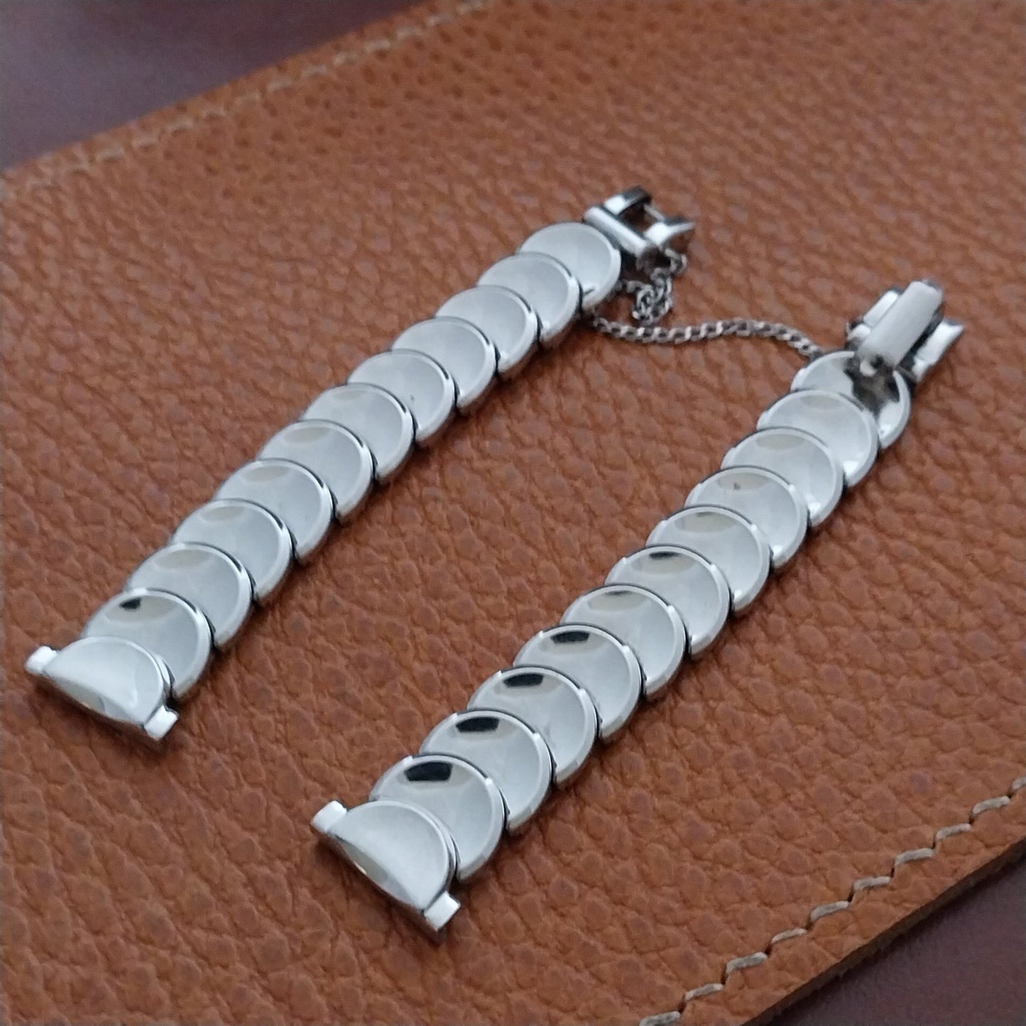 Kreisler Echo White Gold-Filled Ladies 1950s Cocktail Watch Band