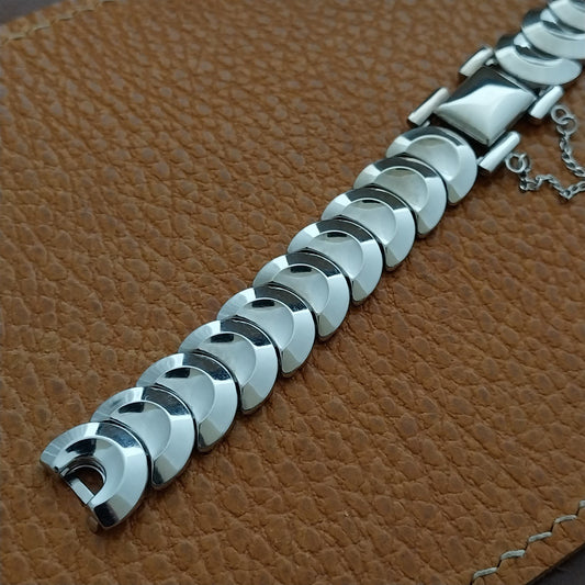 JB Champion Golden Coin 1950s Vintage Cocktail Watch Band