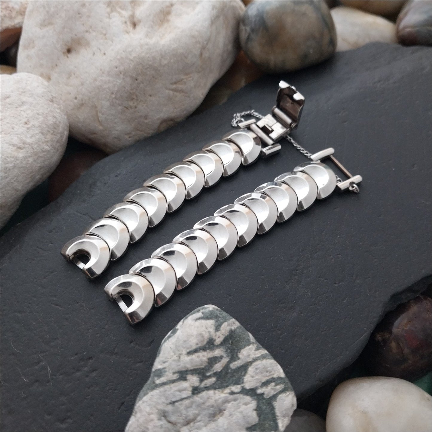 White Gold-Filled Ladies JB Champion Golden Coin Unused 1950s Vintage Watch Band