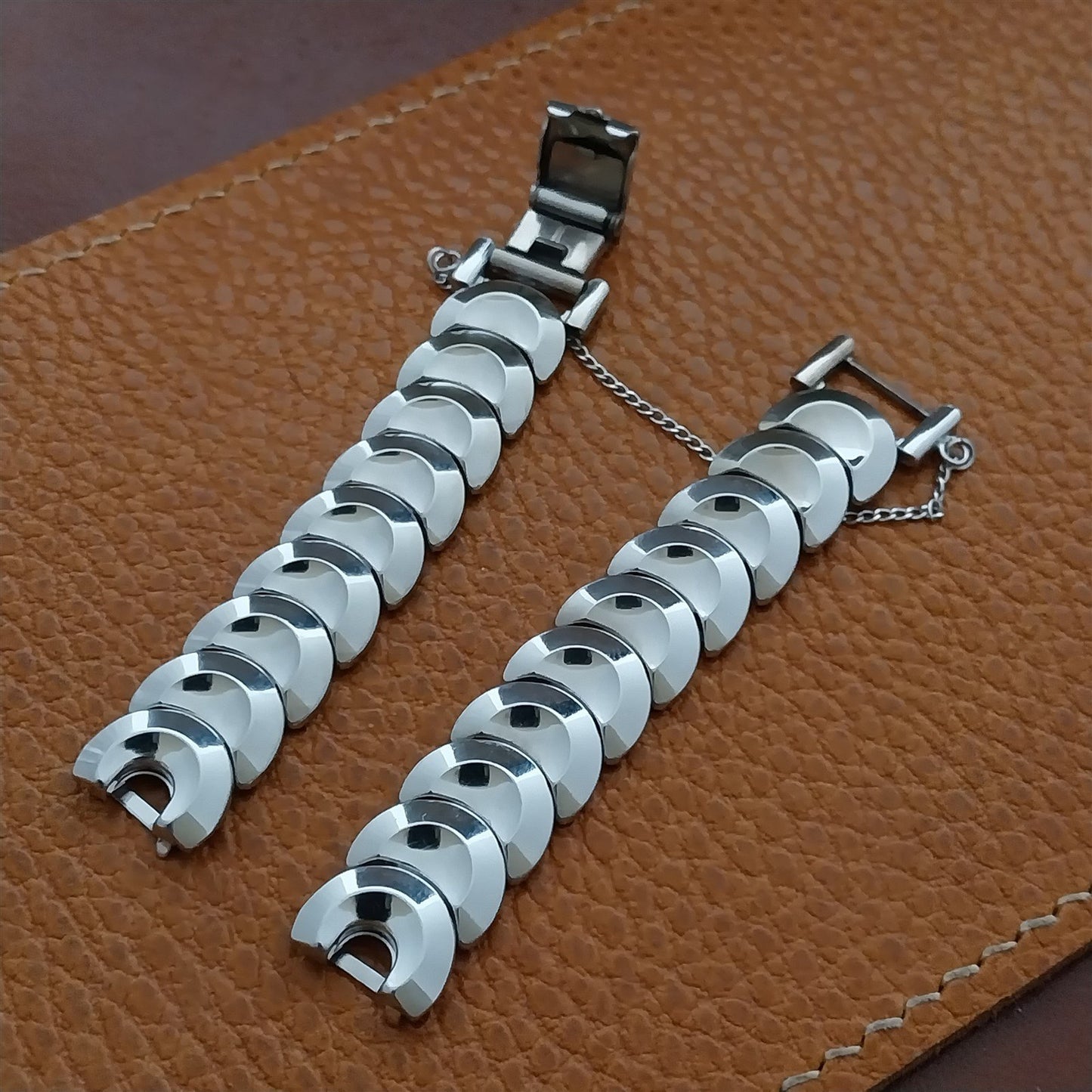 JB Champion Golden Coin 1950s Vintage Cocktail Watch Band