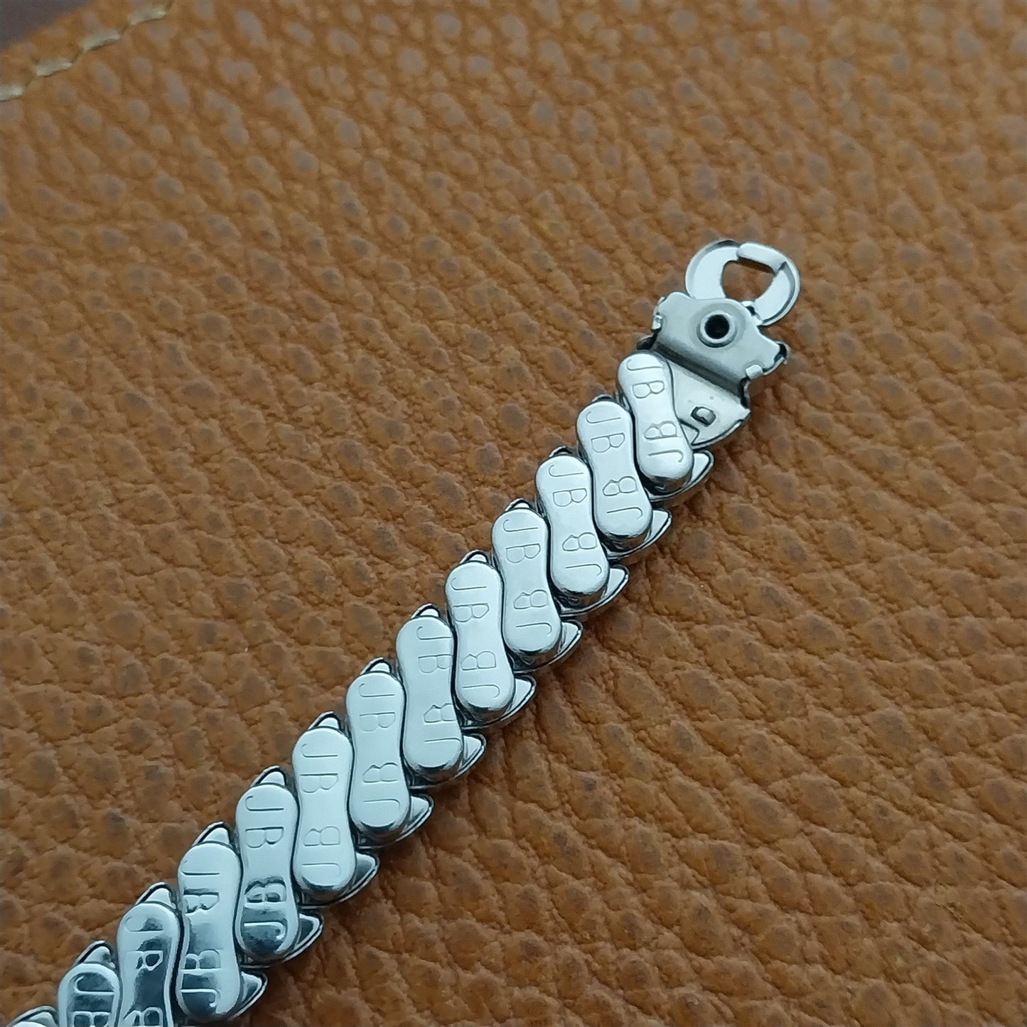 JB Champion Golden Coin White Gold-Filled Ladies Cocktail Watch Band