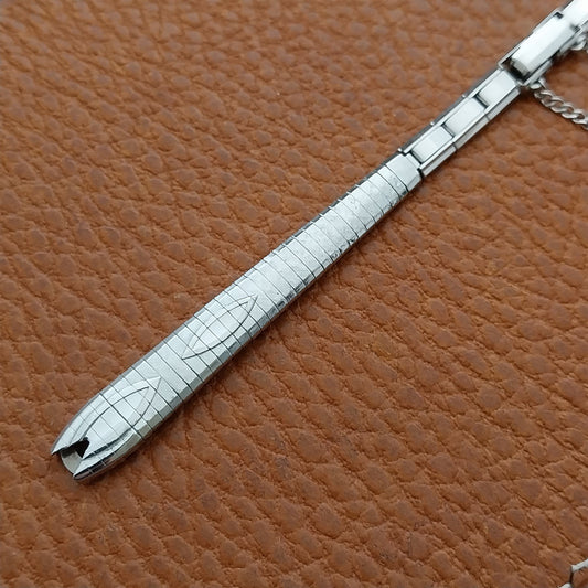 Ladies White Gold-Filled Duchess 1960s Unused Vintage Cocktail Watch Band