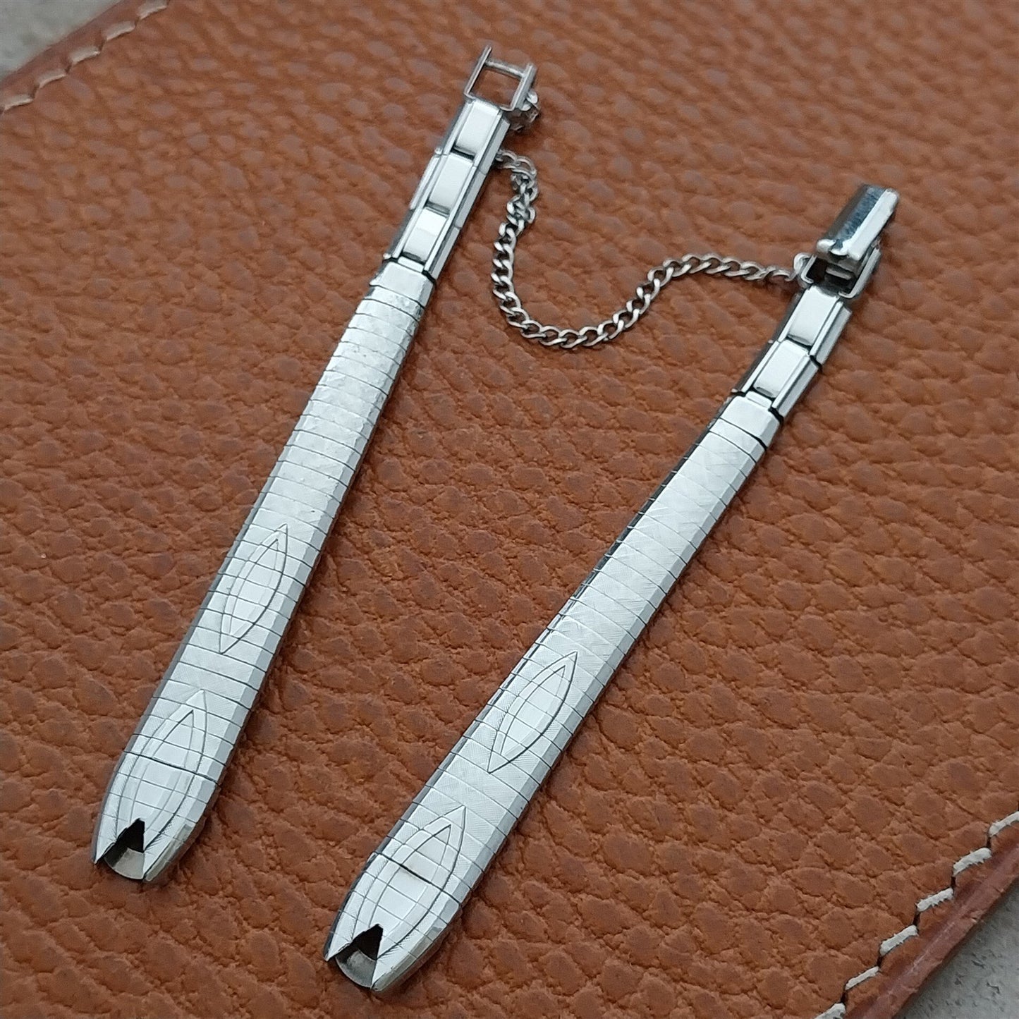Ladies White Gold-Filled Duchess 1960s Unused Vintage Cocktail Watch Band