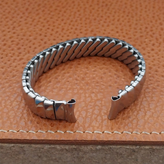 1/2" Ladies Stainless Steel Expansion Crown USA Unused 1950s Vintage Watch Band