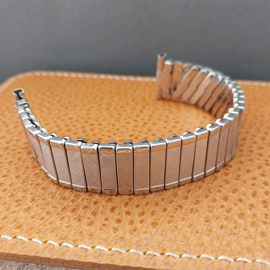 18mm 19mm Baldwin USA Stainless Steel 1960s 197os nos Unused Vintage Watch Band