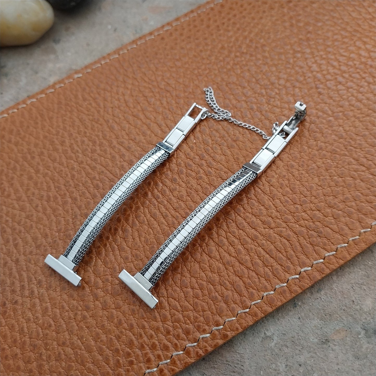 1/2" White Gold-Filled JB Champion Ladies Unused 1960s Vintage Watch Band