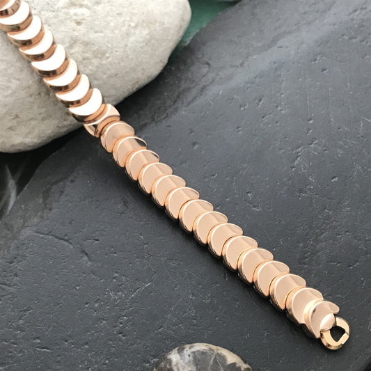 Rose Gold-Filled Ladies JB Champion Golden Coin Unused 1950s Vintage Watch Band