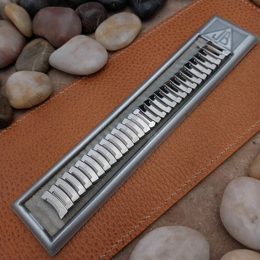 17.2mm Stainless Steel JB Champion nos mcm Unused 1950s Vintage Watch Band