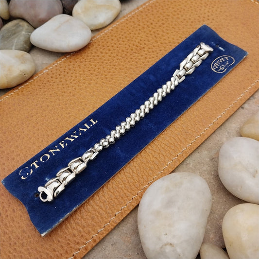Ladies 10k White Gold-Filled Stonewall Unused 1940s Unused Vintage Watch Band