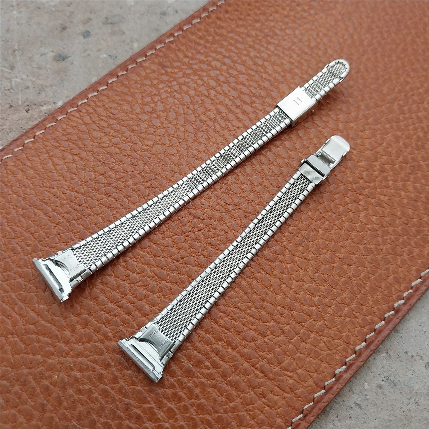 1/2" White Gold RGP Kestenmade Ladies 1970s Vintage Cocktail Watch Band